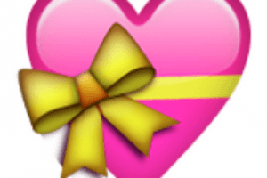 corazones emoticono color rosado