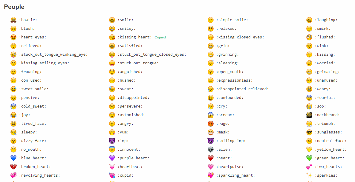 Emojis people