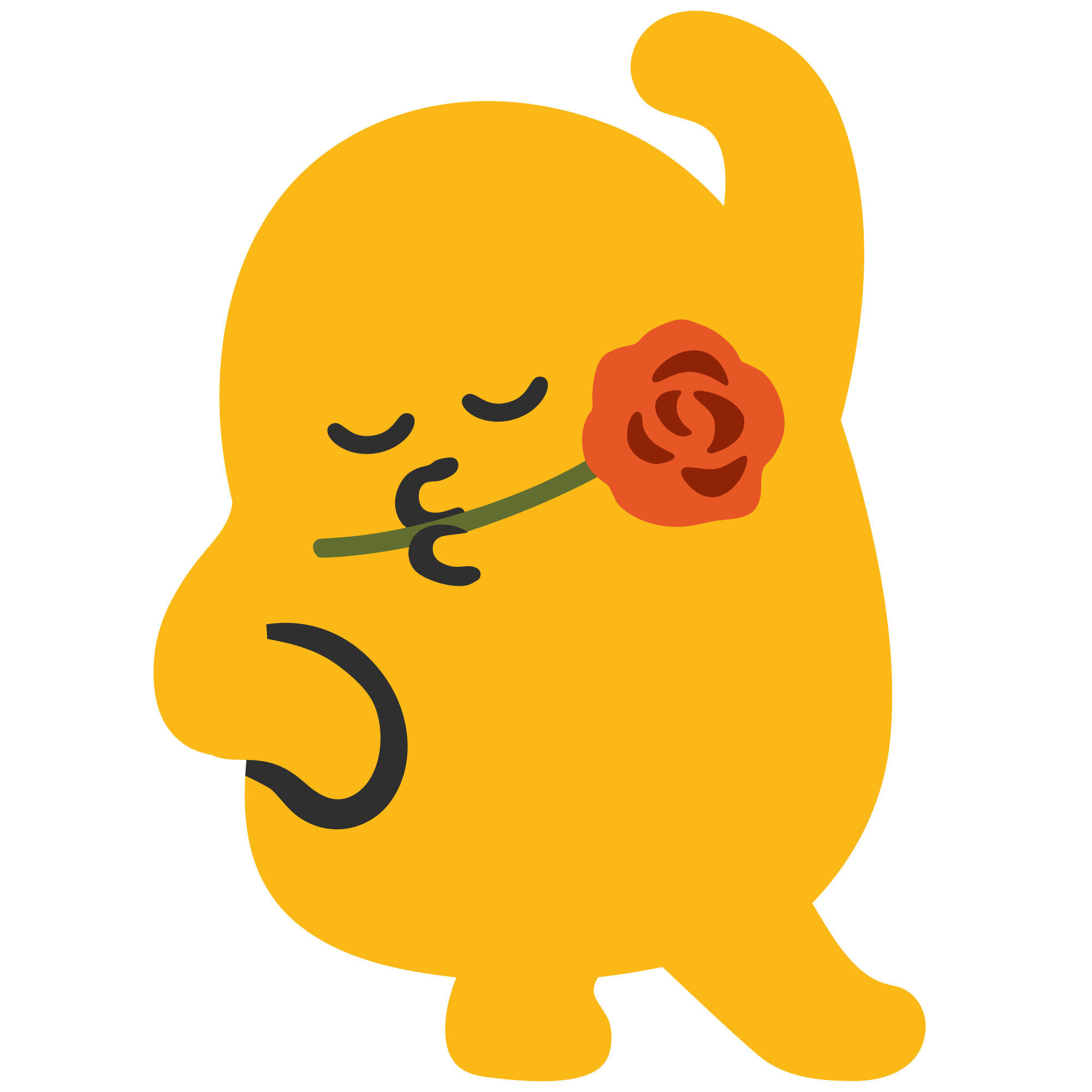 Emoji gracioso con amor